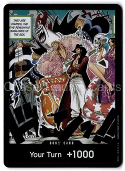 Don!! Card OP06 Sanji Zoro Wings of the Captain One Piece Mint NM - Image 1