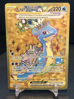 Lapras ex 164 Sv: Scarlet & Violet Promo Cards Holo NM - Image 1