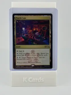 Turtle Lair Promo P0001 Magic The Gathering TMNT Foil Card - Image 1
