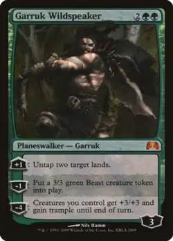 Garruk Wildspeaker -Foil Light Play MTG Promos: Media - Image 1