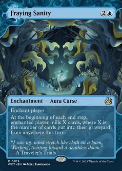 1x Fraying Sanity - Extended Art Showcase NM Eng MTG - WOE: Enchanting Tales - Image 1