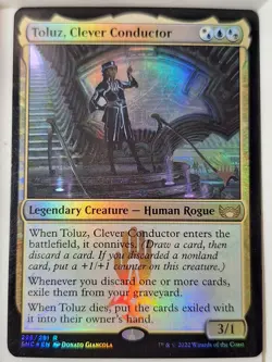 Toluz, Clever Conductor - FOIL - Streets of New Capenna- Magic the Gathering MTG - Image 1