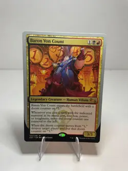 Baron Von Count 127 Mythic Unstable Magic: The Gathering Lightly Played - Image 1
