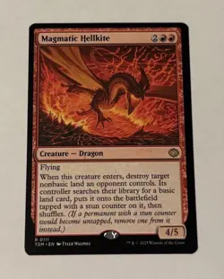 MTG Magmatic Hellkite - Tarkir: Dragonstorm LP - Image 1