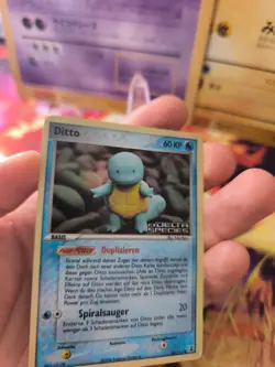 Pokemon Card Ditto Ex Delta Species Reverse Stamp Holo Schiggy Squirtle Exc- - Image 2