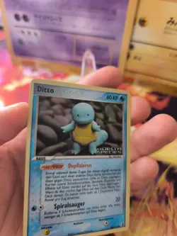 Pokemon Card Ditto Ex Delta Species Reverse Stamp Holo Schiggy Squirtle Exc- - Image 3