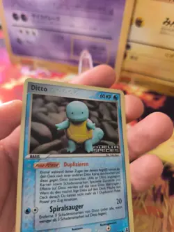 Pokemon Card Ditto Ex Delta Species Reverse Stamp Holo Schiggy Squirtle Exc- - Image 4