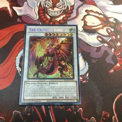 Yugioh The Crimson King BLZD-EN036 Secret Rare 1st Edition NM - Image 1