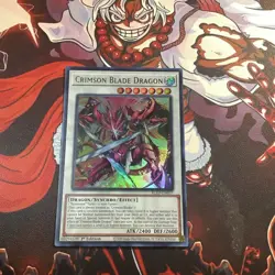 Crimson Blade Dragon (UR) BLZD-EN037 1st Edition NM Yugioh TCG - Image 1