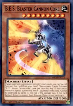 2020 Tin of Lost Memories #MP20-EN111 B.E.S. Blaster Cannon Core - Image 1