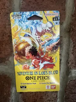 One Piece CCG OP15-EB04 Adventure On Kami’s Island Booster Packs. 5 Packs - Image 1