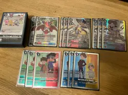 AD-01 Digimon Card Game Adventure Omnimon Wargreymon Metalgarurumon Deck - Image 1