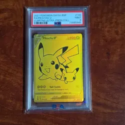 Pikachu V SWSH145 SWSH: Sword & Shield Promo Cards Holo PSA 9 - Image 1