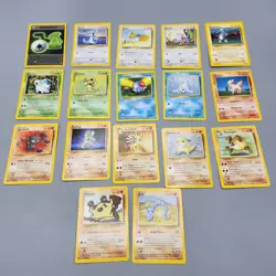 Pokemon Legendary Collection 17 Card Lot No Duplicates NM LP WOTC TCG - Image 1