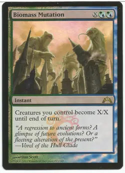 MTG Biomass Mutation FOIL Gatecrash Rare NM - Image 1
