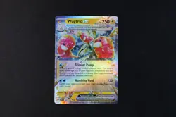 Wugtrio ex 060/162 Holo Pokemon Card Scarlet Violet Temporal Forces NEAR MINT - Image 1