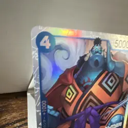 Bandai One Piece Card Game Jinbe OP07-045 Super Rare Holo 5000 Power - Image 2