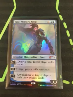 MTG Magic The Gathering Jace, Memory Adept Foil Promo Planeswalker Commander - Image 1