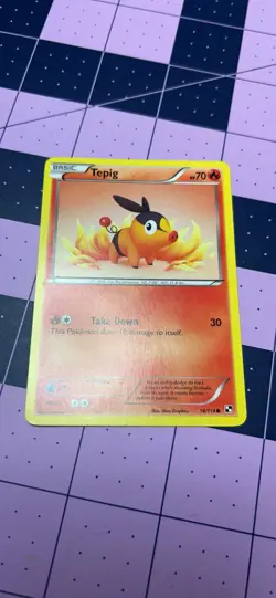 Pokemon TCG Tepig 16/114 Black & White Regular Card - Image 1