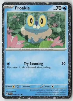 Froakie - (Cosmos Holo) 056/197 - Miscellaneous Cards & Products - PTCG - LP - Image 1