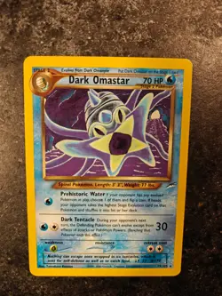 Pokemon Card Neo Destiny Dark Omastar 19/105 - Image 1