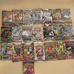 300 Opened Pokemon booster packs with cards. Large variety - Image 1