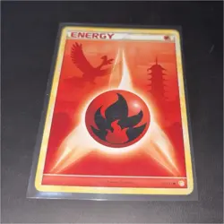 Pokemon Fire Energy Common Regular 116/123 Heartgold & Soulsilver TCG Card - Image 1
