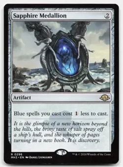 Sapphire Medallion #296 (NM) Modern Horizons 3 MH3 Magic MTG - Image 1