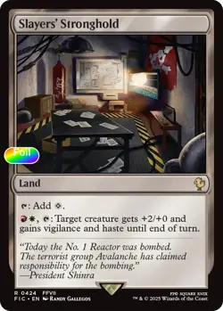 Slayers' Stronghold (Surge Foil) 424 Commander: FINAL FANTASY NM EN - Image 1