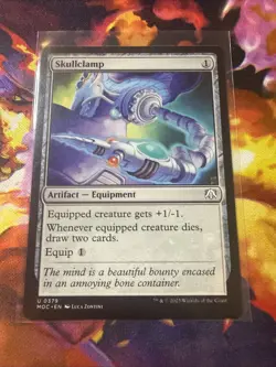 Skullclamp MOC #379 Commander: March of the Machine Magic: The Gathering NM - Image 1