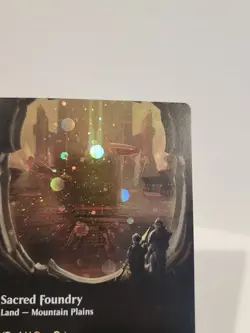 BORDERLESS GALAXY FOIL Sacred Foundry - MTG Edge Of Eternities EOE NM/M 0377 - Image 3