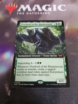 Mtg. Overlord of the Hauntwoods. Borderless. Duskmourn. Pack Fresh - Image 1