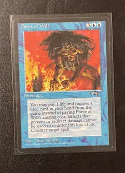 Force of Will MTG Alliances LP Magic: The Gathering - Image 1