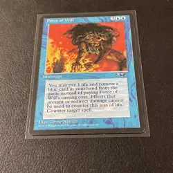 Force of Will MTG Alliances LP Magic: The Gathering - Image 3