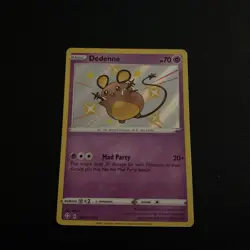 Pokemon Dedenne SV051/SV122 Shiny Vault Holo Rare TCG Shining Fates - Image 1
