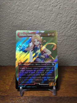 Zidane, Tantalus Thief (Borderless) (Surge Foil) MTG Final Fantasy Foil - Image 1