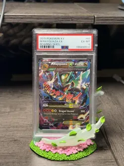 2015 POKEMON XY ROARING SKIES #61 M RAYQUAZA EX PSA 6 - Image 1