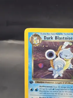 Wizards of the Coast Dark Blastoise Team Rocket 3/82 1st Ed Holo Rare 70 HP - Image 5