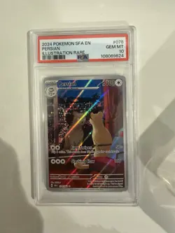 Pokemon Persian PSA 10 English #078 2024 SFA EN Shrouded Fable Full Art Rare - Image 1