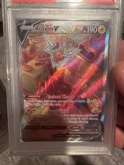 Pokemon TCG Rotom V 177/196 Alt Full Art SWSH11 Lost Origin 2022 PSA 9 MINT ⭐ - Image 3