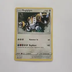 Regigigas (Cosmos Holo) SWSH247 Holo Promo Sword & Shield Promo Pokemon NM - Image 1