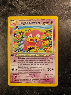 Light Slowbro 51/105 1st Edition Neo Destiny Uncommon Pokemon TCG 51/105 - Image 1