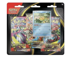 Pokemon TCG Mega Evolution 3-Pack Blister Set of 2 Psyduck and Golduck Sealed - Image 3