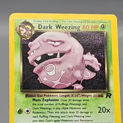 Pokemon tcg Team Rocket Dark Weezing Holo #14/82 LP - Image 2