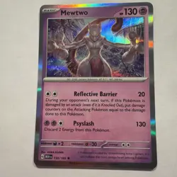 2023 Pokemon TCG Mewtwo Scarlet & Violet-151 150/165 Holo NM - Image 1