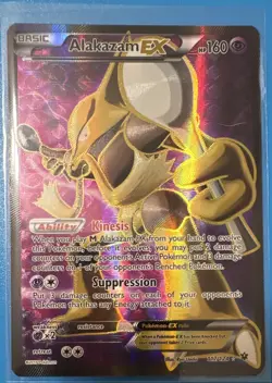 The Pokemon Company M Alakazam-EX 117/124 Fates Collide Full Art Holo UR EN 2016 - Image 1