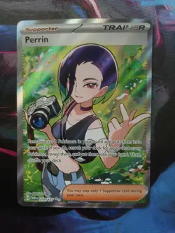 Perrin 209/167 - Twilight Masquerade Full Art Trainer Pokemon - Image 1