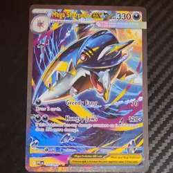 Pokemon Mega Sharpedo EX 127/119 Phantom Forces Holo Ultra Rare 330 HP 2014 EN - Image 1