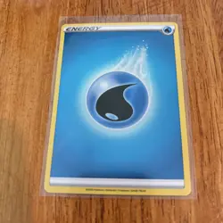 Pokemon TCG Water Energy - Reverse Holo - 2020 Champions Path - Image 1