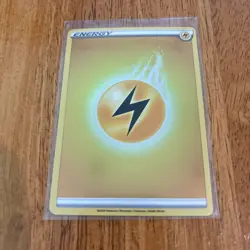 Pokemon TCG Lightning Energy - Reverse Holo - 2020 Champions Path - Image 1